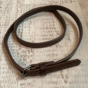 NWOT Brown Pleather Belt